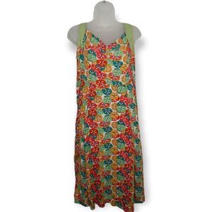 Loco Lindo Bright Floral Retro Dress